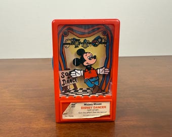 Vintage 1975 Mickey Mouse Dancing Figure – Walt Disney Productions – Hong Kong Disney Collectible Toy
