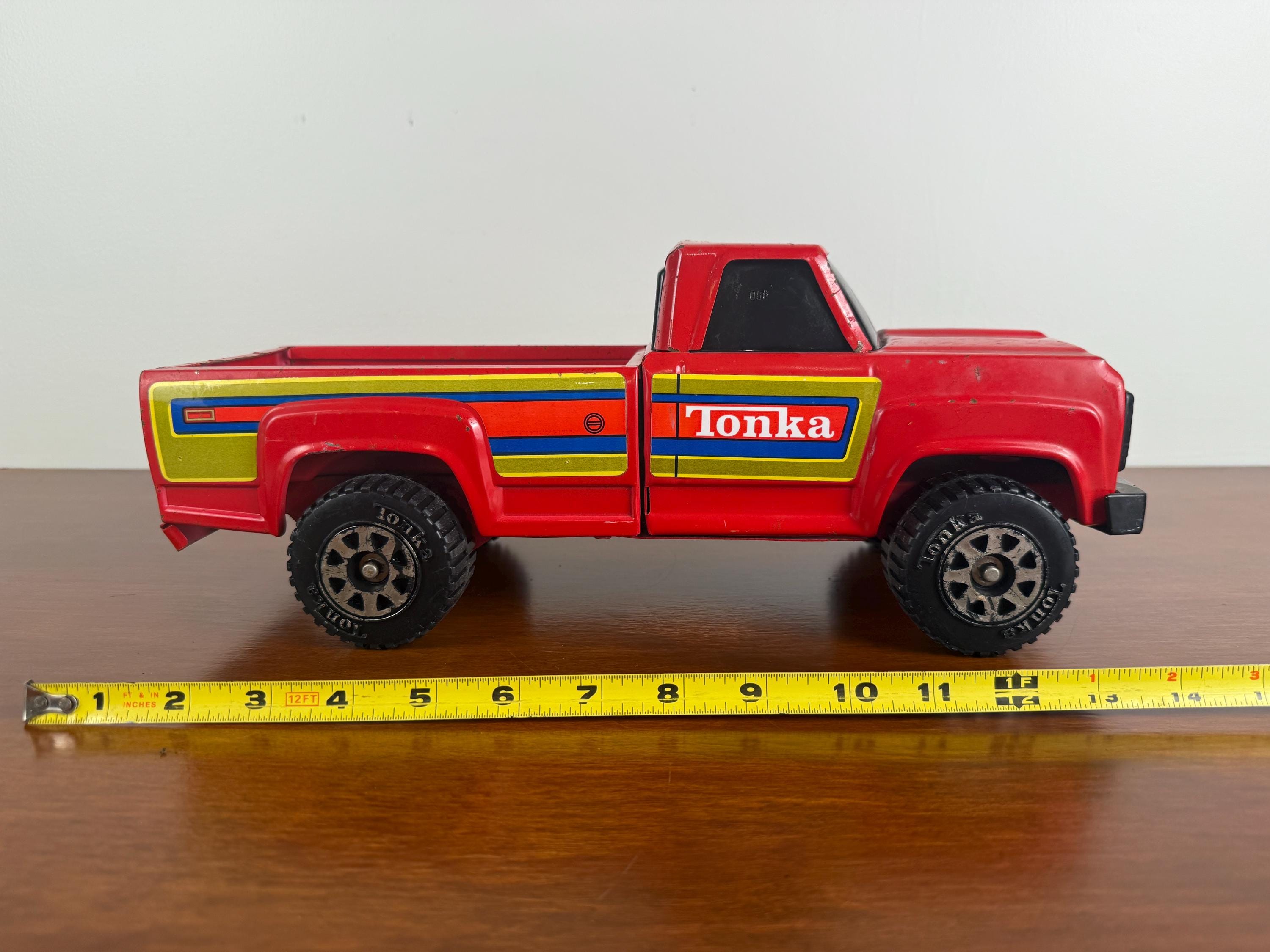 Vintage 1980s Tonka Pickup Truck XR-1 Red Pressed Steel - Etsy