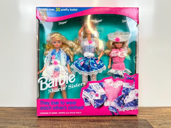 Barbie Doll Sharin Sisters Dolls Vintage Collectible Dolls Skipper