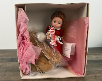 Vintage Madame Alexander Little Orphan Annie Doll with Sandy Plush (2001)