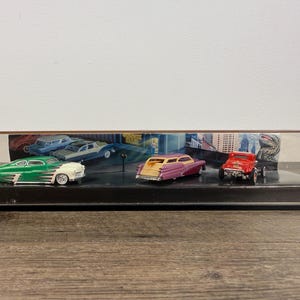 1999 Hot Wheels Collectibles Cool Classics Series 4 Drive-In 3-Car Set – Limited Edition Diecast Vehicles in Display Case
