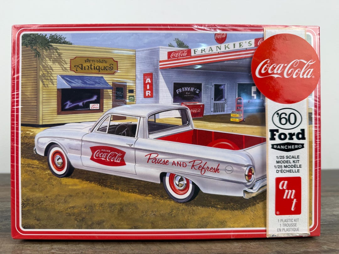 1960 Ford Ranchero AMT Model Kit, 1/25 Scale, Coca-cola Cooler - Etsy