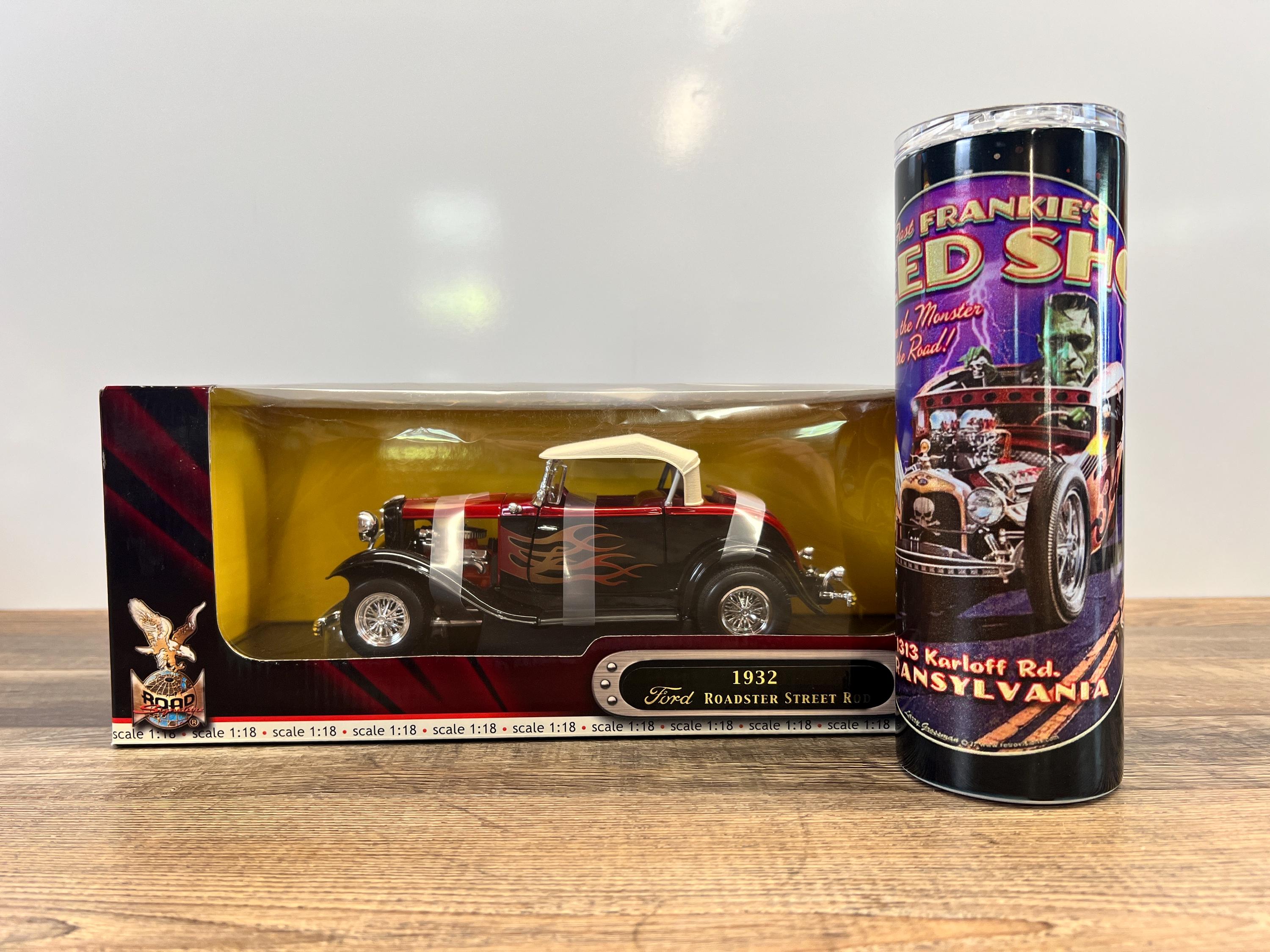 1932 Ford Roadster Die-cast Collectible Car With Custom Tumbler