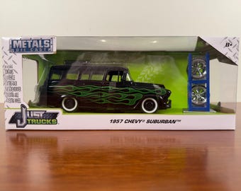 1957 Chevy Suburban Diecast: Jada Just Trucks 1/24 Scale