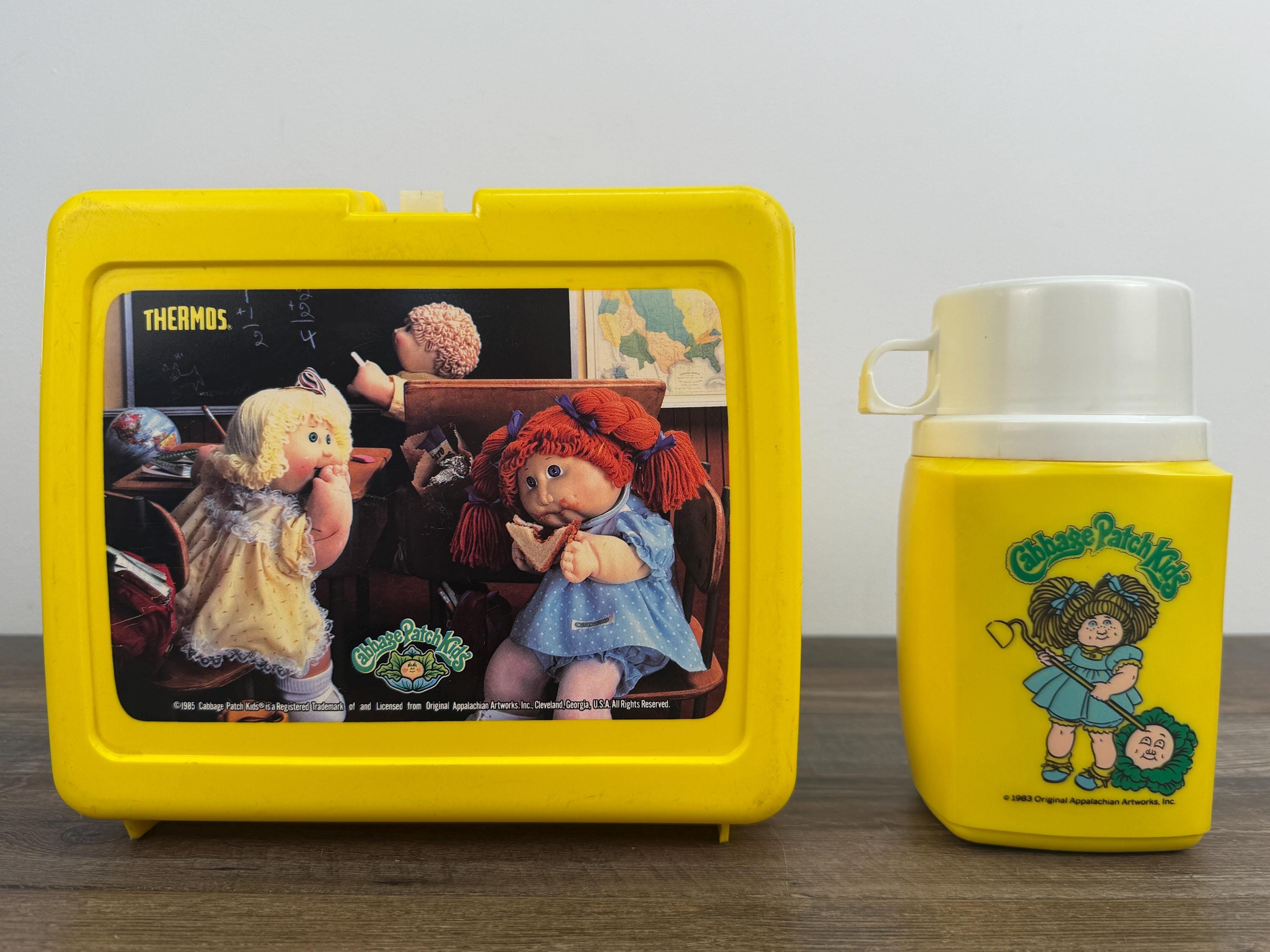 1985 Cabbage Patch Kids Lunch Box With Thermos Vintage - Etsy