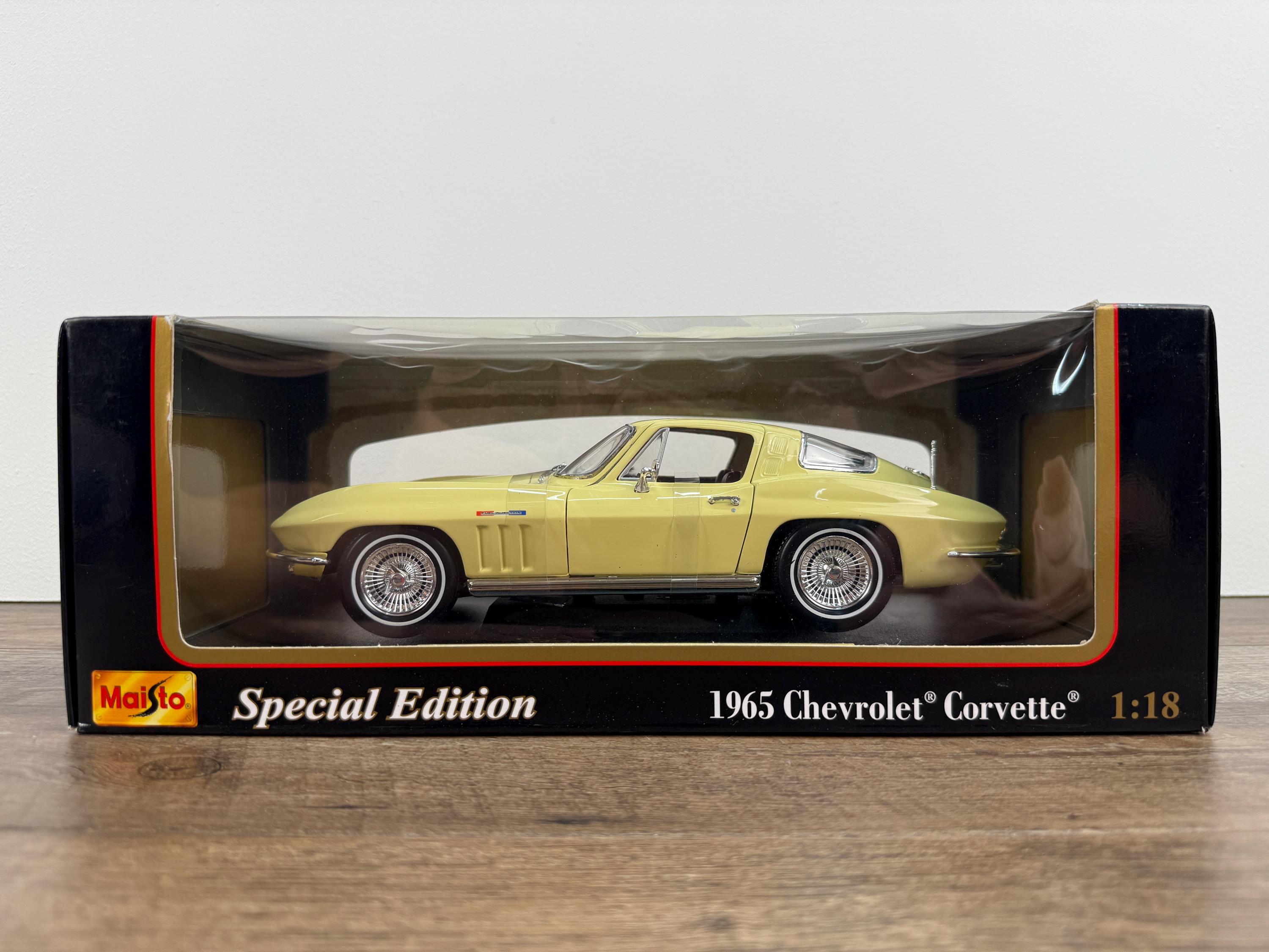 18 Scale Maisto 1965 Chevrolet Corvette Special Edition 1965 Chevy