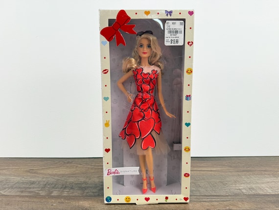 barbie red heart dress Barbie Celebration Doll