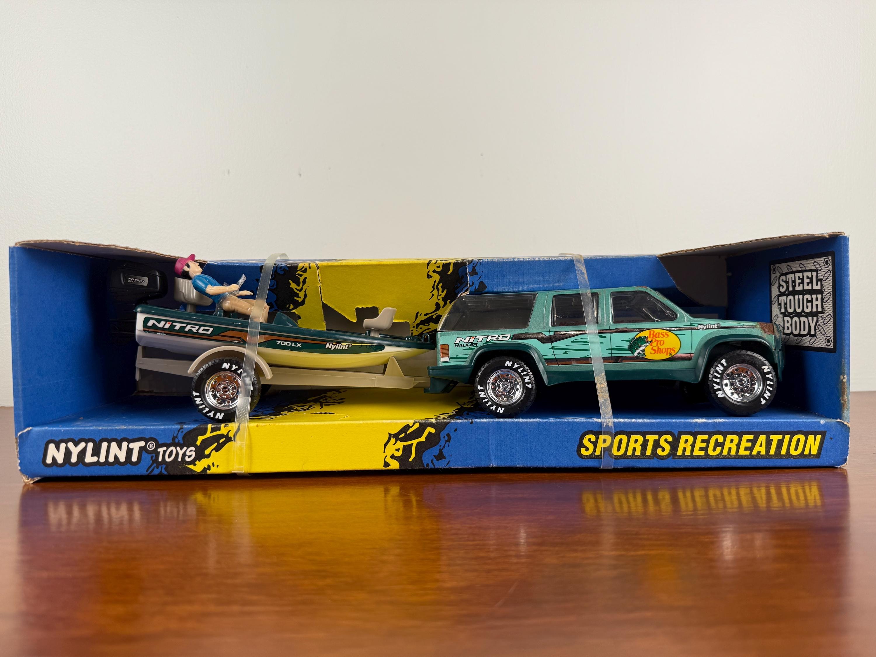 Vintage 1998 Nylint Nitro Hauler With Boat - Bass Pro Shops Toy - Etsy