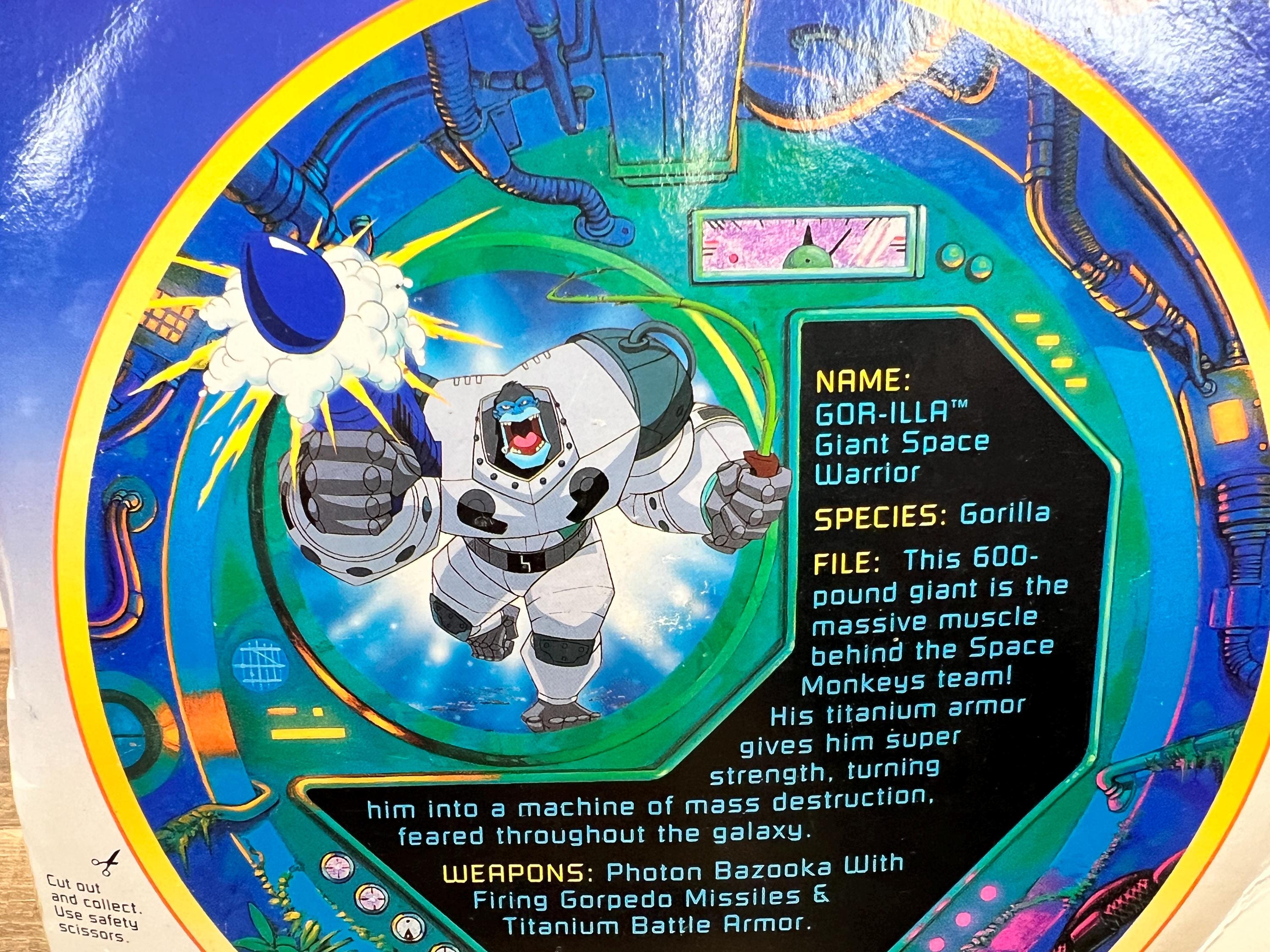 Captain Simian and the Space Monkeys GOR-ILLA 1996 Collectible
