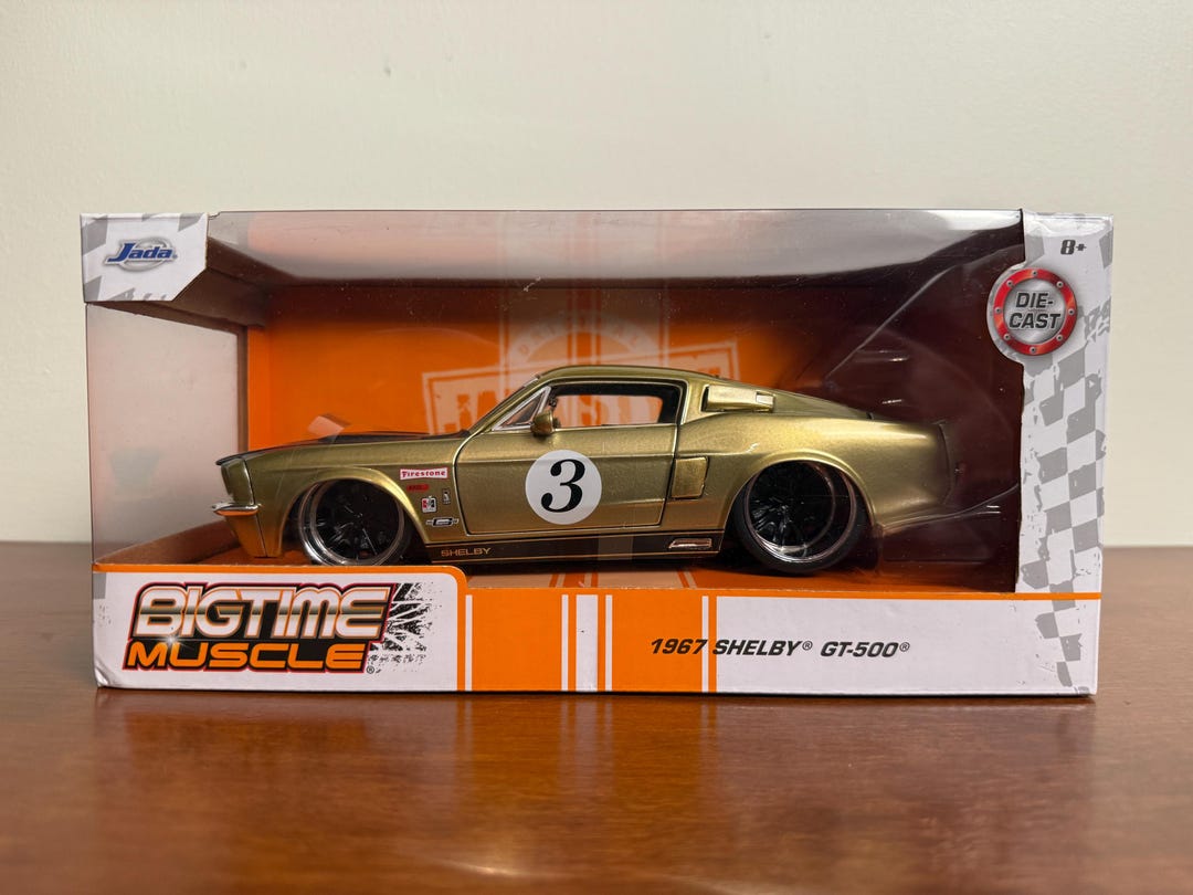 1967 Shelby GT-500 Diecast Car - Jada Bigtime Muscle, 1:24 Scale