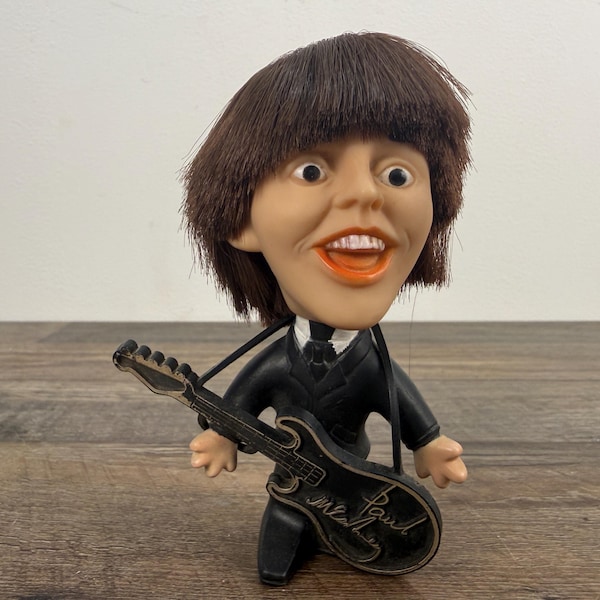 Vintage 1964 Nems Ent Remco Paul McCartney Beatlemania Doll Beatles Collectible Figure