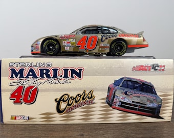 Action 2002 Sterling Marlin #40 Coors Dodge Intrepid Diecast Car with Trading Cards