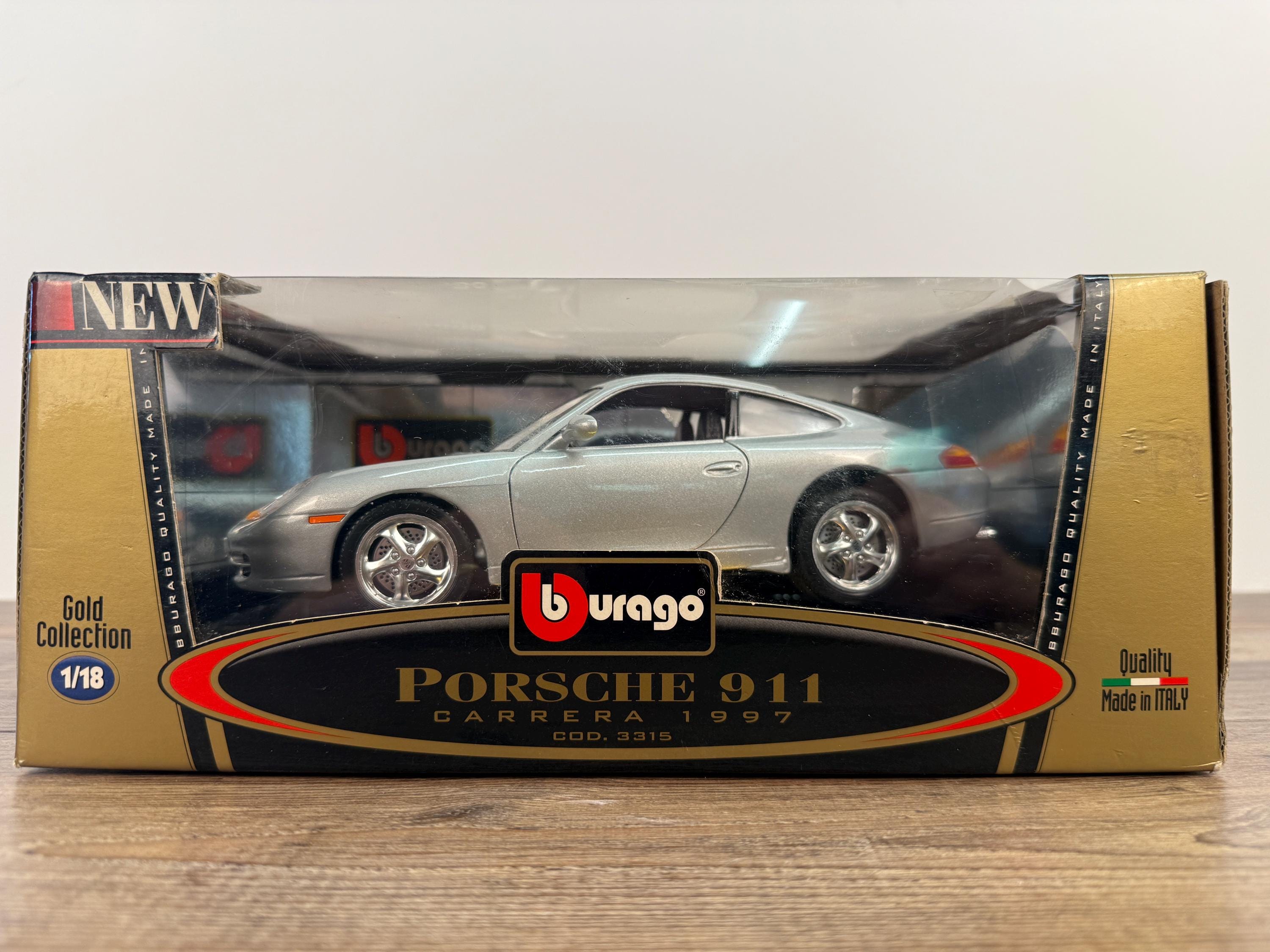Bburago 1997 Porsche 911 Carrera Die Cast 1:18 Scale – Vintage