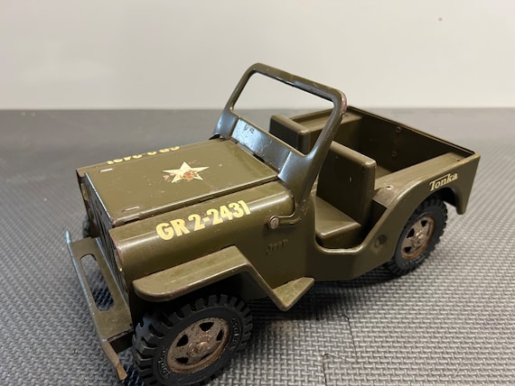 Tonkaトンカ U.S.ARMY Jeep ミニカー オリーブ - Sixpacjoe Web Shop