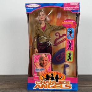 Charlie&#39;s Angels Natalie Doll Jakks Pacific Vintage Collectible Action Figure Cameron Diaz Movie Toy