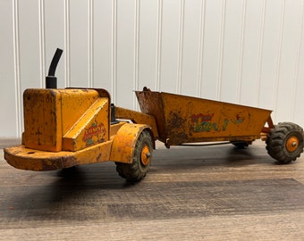 Lumar Earth Hauler Marx Contractors 1950s  Steel Construction Hauler