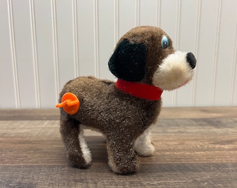 Vintage 1970's SOMERSAULTING Wind Up Dog w/ Box - Working Hong Kong