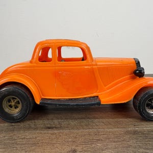 Vintage Durant Plastics 1934 Ford Victoria Hot Rod Toy Car Made in USA  Classic Plastic Car Collectible