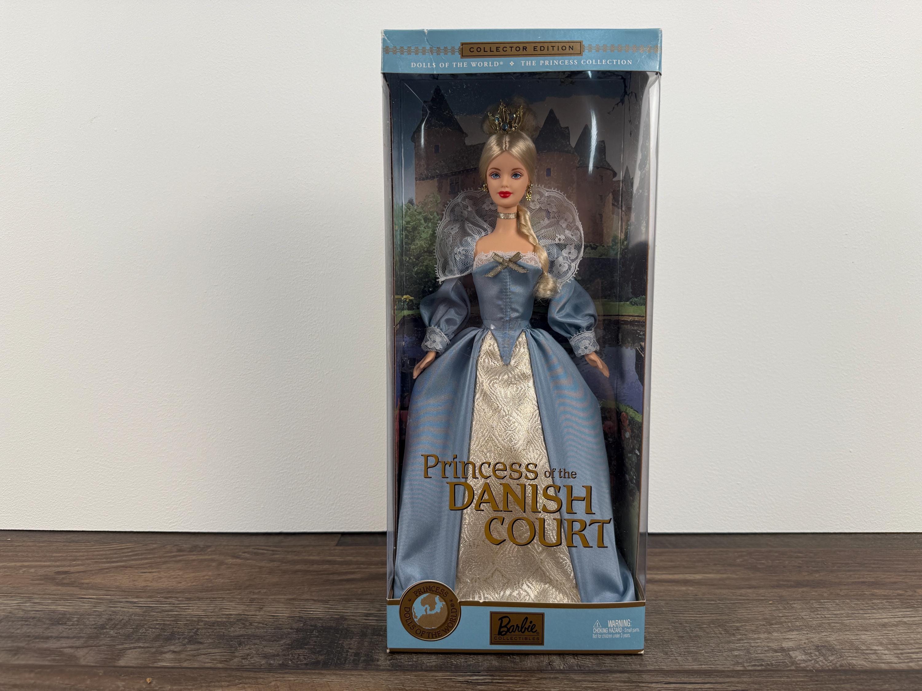 Barbie Doll Princess of the Danish Court 2002 Collector Edition | Dolls of the World Series | Vintage Mattel Princess Barbie