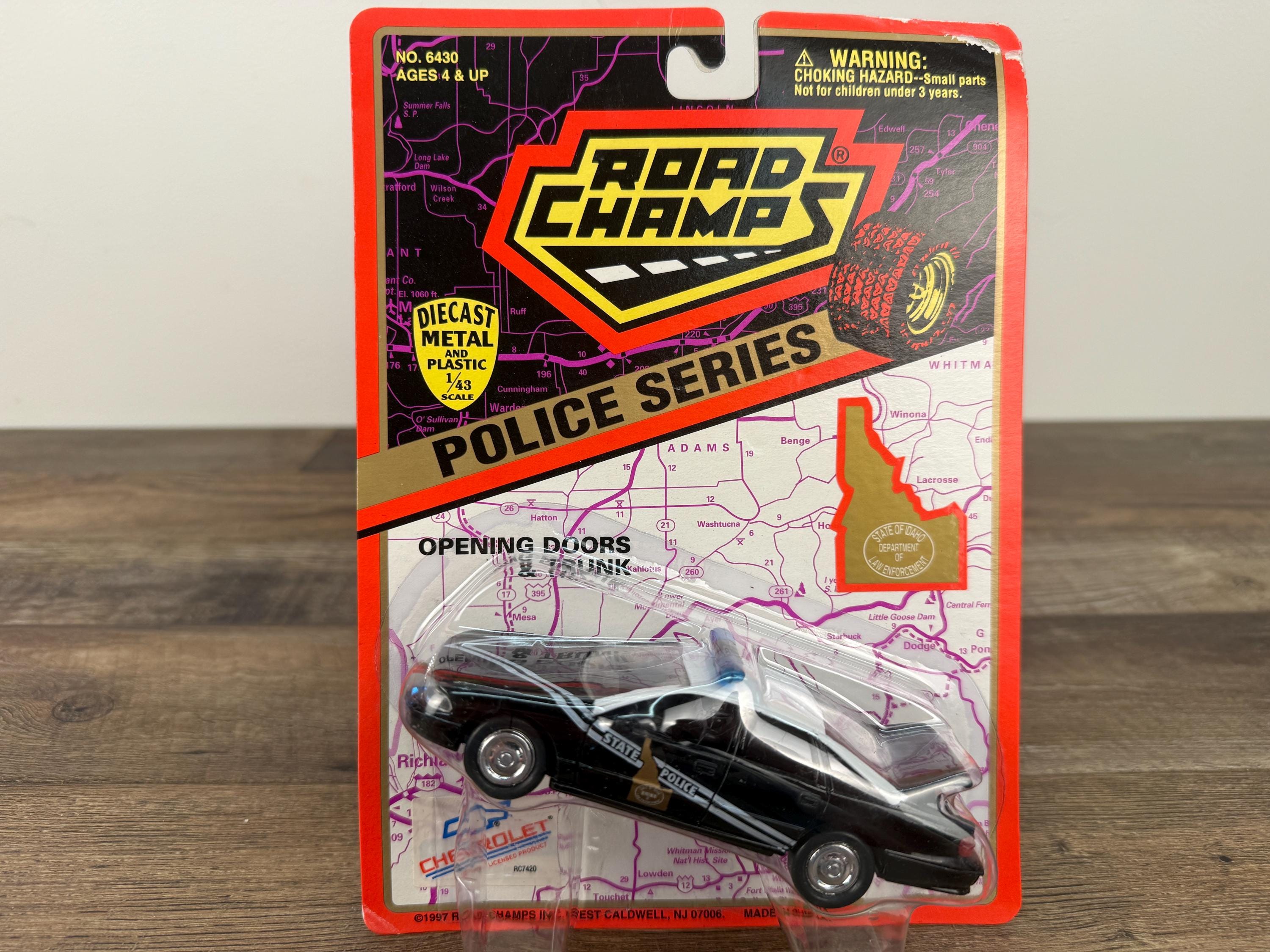 Roadchamps 1:43 Diecast Police Cruiser and Agency Police Patch