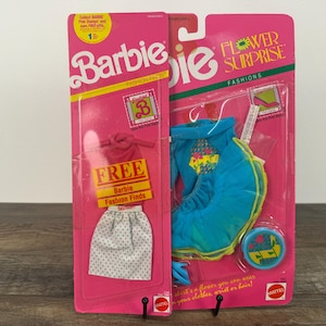 Vintage Barbie Flower Surprise Outfit 1990  Mattel Fashions Pack   90s Barbie Clothes Collectible Barbie Fashion in Original Package