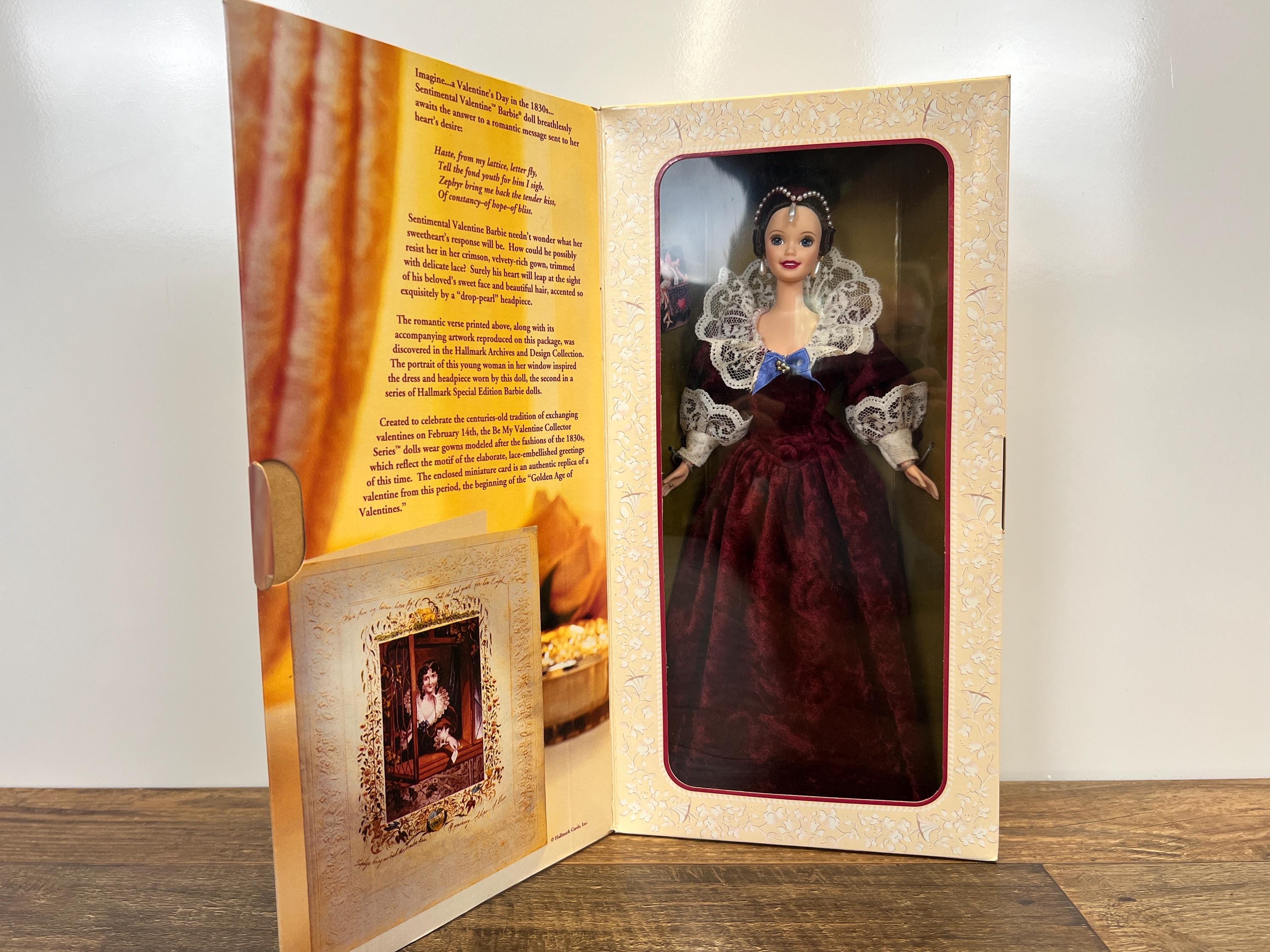Barbie Doll Sentimental Valentine Barbie Hallmark Special Edition 1996 Collectible Doll Etsy