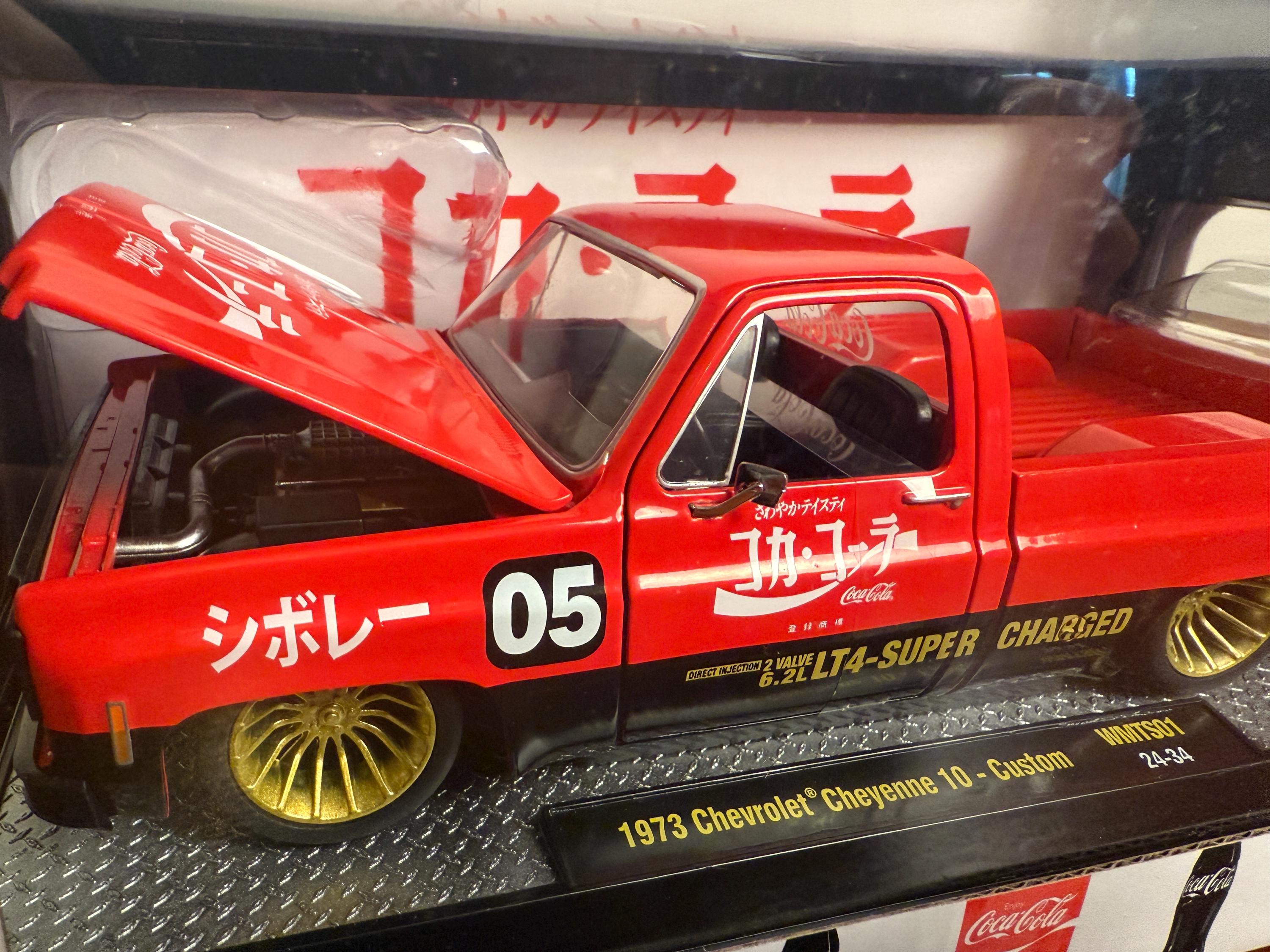 M2 Machines Coca-cola 1973 Chevrolet Cheyenne 10 - 1:24 Scale - Etsy