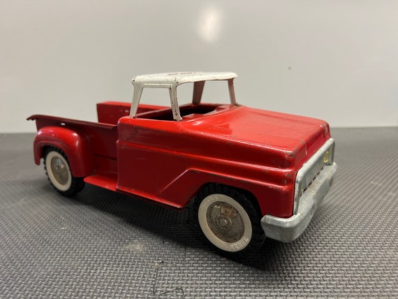 Tonka 1955 Stepside Pickup　JACK VINTAGE TONKA STEPSIDE PICKUP TRUCK WESTERN AUTO 12'' LONG
