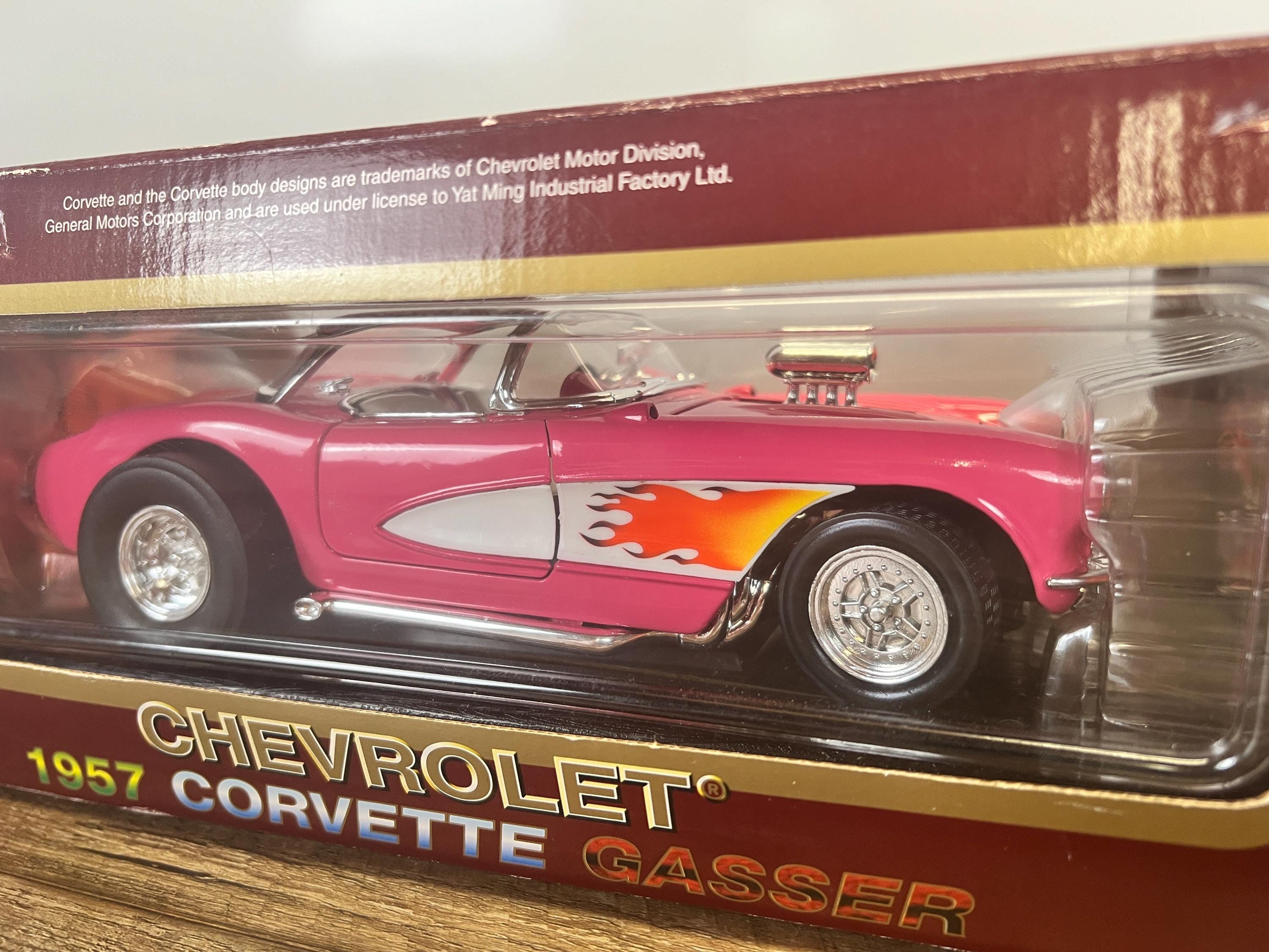 GASSER コルベット ドラッグスター 1957 ROAD LEGENDS製 Road Legends 1957 Chevrolet Corvette Gasser 1:18 Scale