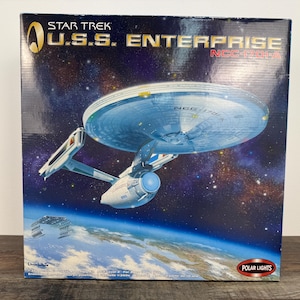 Star Trek USS Enterprise NCC-1701-A Model Kit – Polar Lights 1/350 Scale Open Box Sealed Parts Sci-Fi Collectible