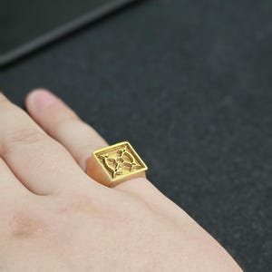 Mythical Arceus Signet Ring for Collectors and Cosplayers