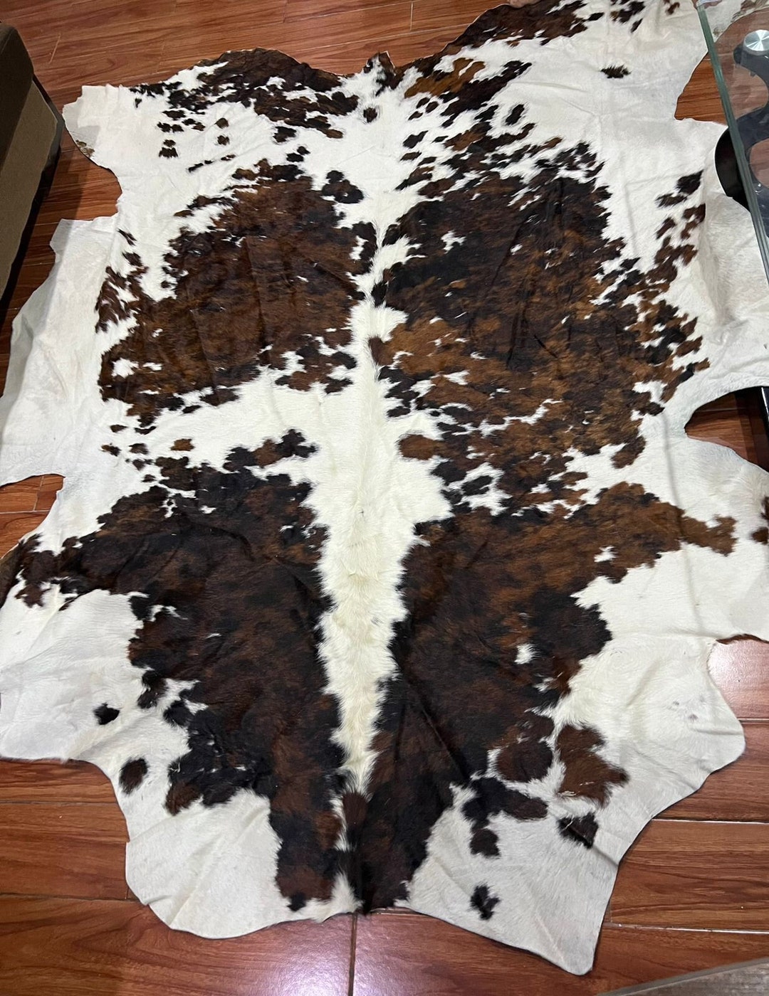 Colmbian Rug With Patterns Tricolor Cowhide Rug Colombian Cowhide Rug High Quality Hair on Hide ...
