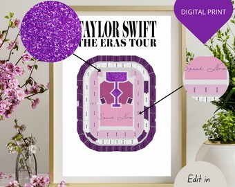 FRIENDS ARENA Stockholm Taylor Swift The Eras Tour, speak now - Digital Print