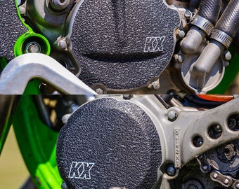 2003 Suzuki RM100 Pryme Black Engine Cover Guard Pack Grip Tape Clutch Ignition RM 100