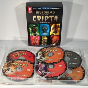 Historias De La Cripta  -  Tales Of The Crypt  Box Set Complete 7 Season Series In 14 DVD’s - All Region - English With Spanish Subtitles