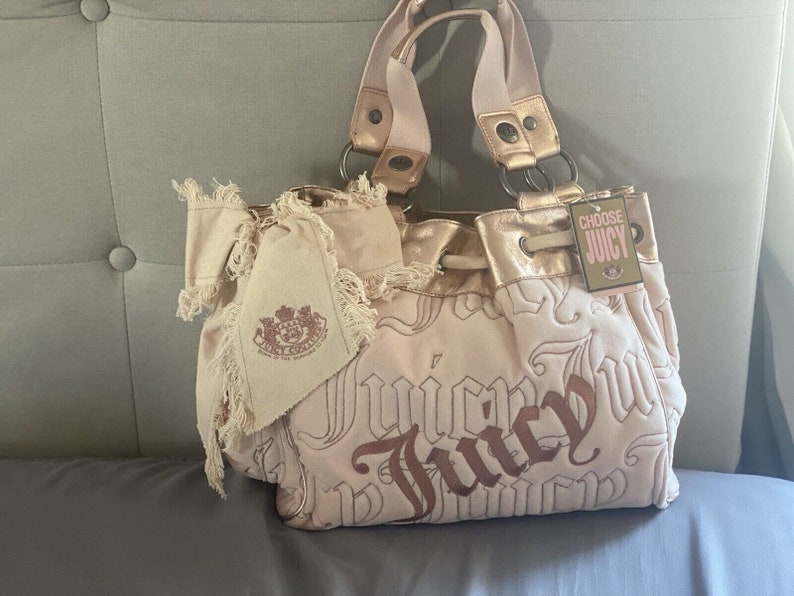 Juicy Couture daydreamer Pink Handbag DSWT. Rare. Brand new Vintage Y2K zdjęcie 1