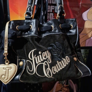 Shipping Now Vintage Y2K Juicy Couture Velour Daydreamer Bag Purse Handbag image 2