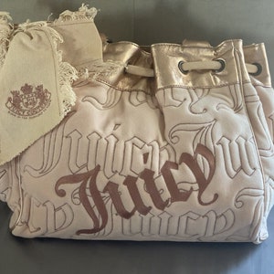 Juicy Couture daydreamer Pink Handbag DSWT. Rare. Brand new Vintage Y2K zdjęcie 10