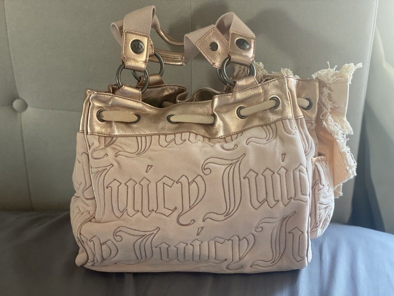 Juicy Couture daydreamer Pink Handbag DSWT. Rare. Brand new Vintage Y2K zdjęcie 2