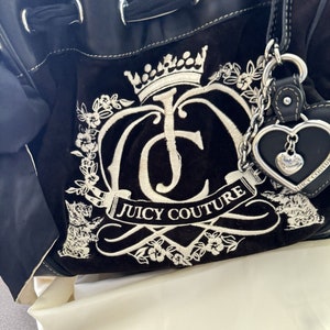 Juicy Couture Vintage Daydreamer Scottie Bag Chocolate Velour image 2
