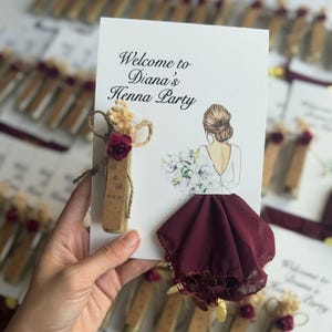 Gepersonaliseerde luxe Halay-zakdoek, kaartontwerp Halay-zakdoek, hennazakdoek, huwelijkscadeau, gunst bruidsmeisje, hennafeestcadeau