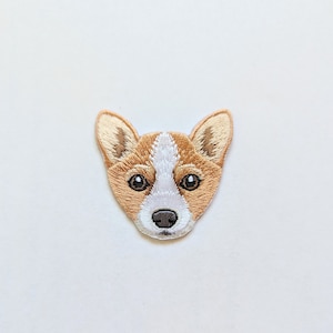 REA* Bedårande Corgi Hundmärke: Valp Broderad Märke - Stryk-på / Sy-på Applikation för Jackor, Ryggsäckar. Djurälskare, Accessoarer, DIY