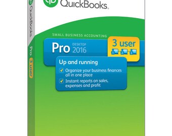 3 User QuickBooks Desktop Pro 2016-one time payment [E-DELIVERY] 80% OFF