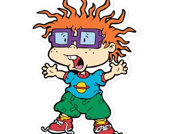Chuckie Finster from Rugrats Sticker