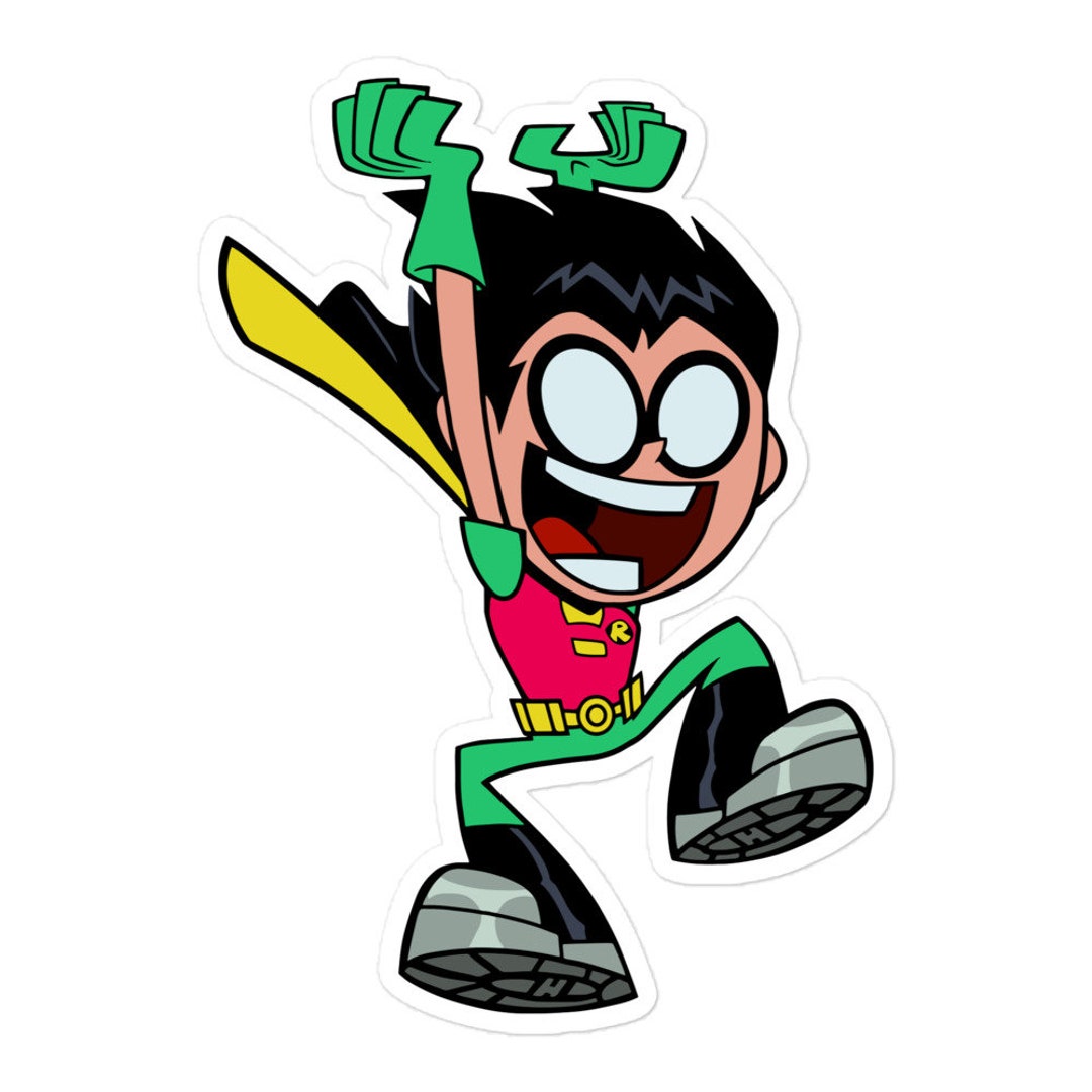 Robin From Teen Titans Go Sticker - Etsy