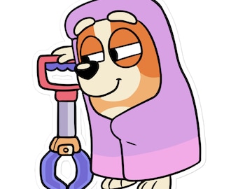 Bingo Granny from Bluey Show Sticker