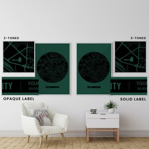 Digital Download Custom City Map Posters | Personalized Any Location ...