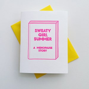 Funny Birthday Card - Best Friend Birthday Card - Hot Girl Summer Card - Menopause Card - 50th Birthday Gifts for Women - Rude Birthday Card