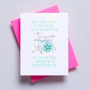 Funny Baby Card - Baby Congratulations Card - Funny Baby Card - Congrats Baby Card - Cute New Baby Card - Expecting Card for Mom - Baby Boy