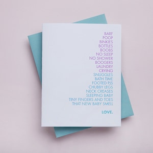 That New Baby Smell Card - Baby Congratulations Card - Funny Baby Card - Congrats Baby Card - Cute New Baby Card - Expecting Card for Mom